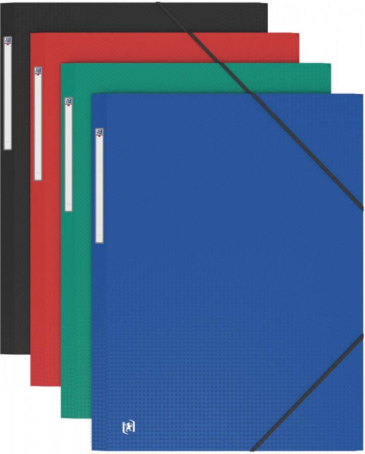 Oxford Memphis elastomap formaat A3 uit PP geassorteerde kleuren