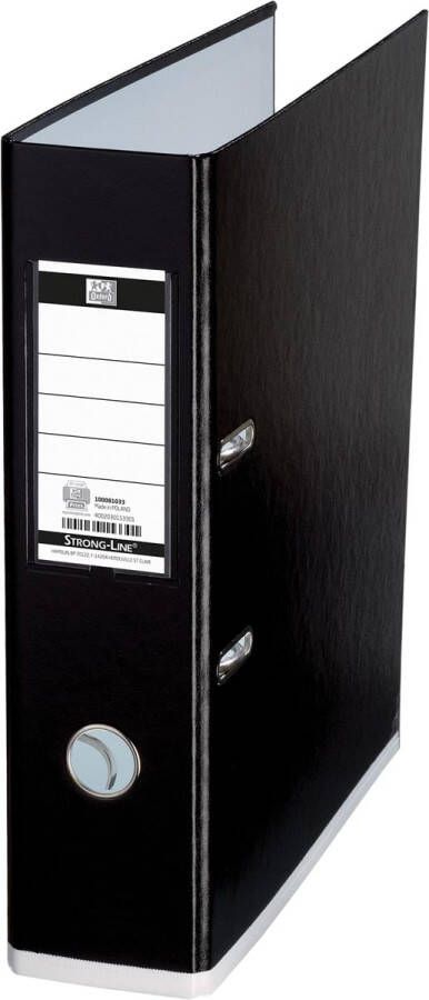 Oxford MyColour ordner formaat A4 uit karton rug van 8 cm zwart-wit