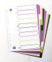 Oxford MyColour tabbladen formaat A4 uit gekleurde PP 11-gaatsperforatie 10 tabs - Thumbnail 2