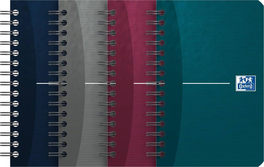 Oxford Office Essentials notitieboekje 180 bladzijden ft 9 x 14 cm geruit 5 mm geassorteerde kleuren - Foto 2