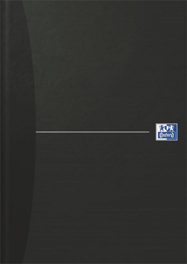Oxford Office Essentials schrift harde kaft 192 bladzijden gelijnd ft A4 smart black