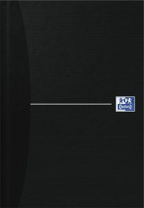 Oxford Office Essentials schrift harde kaft 192 bladzijden gelijnd ft A5 smart black