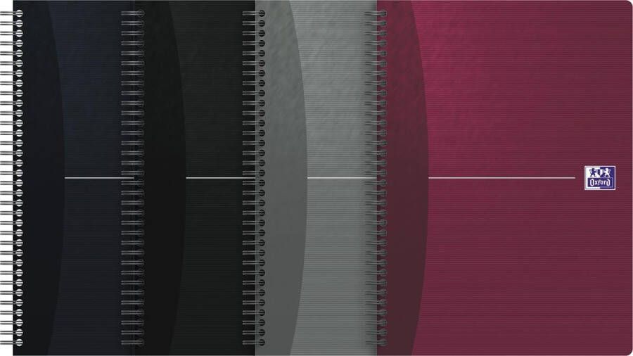 Oxford Office Essentials spiraalschrift 180 bladzijden ft 17 6 × 25 cm (B5) 90 vel geruit 5 mm geass - Foto 2