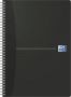 Oxford OFFICE Essentials spiraalblok smart black 180 bladzijden ft A4 geruit 5 mm - Thumbnail 2