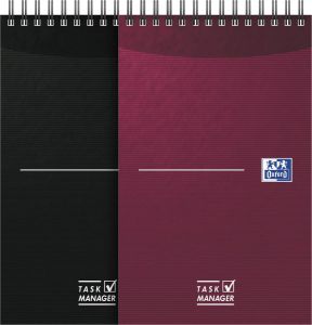 Oxford Office Essentials taskmanager 140 bladzijden ft 12 5 x 20 cm geassorteerde kleuren