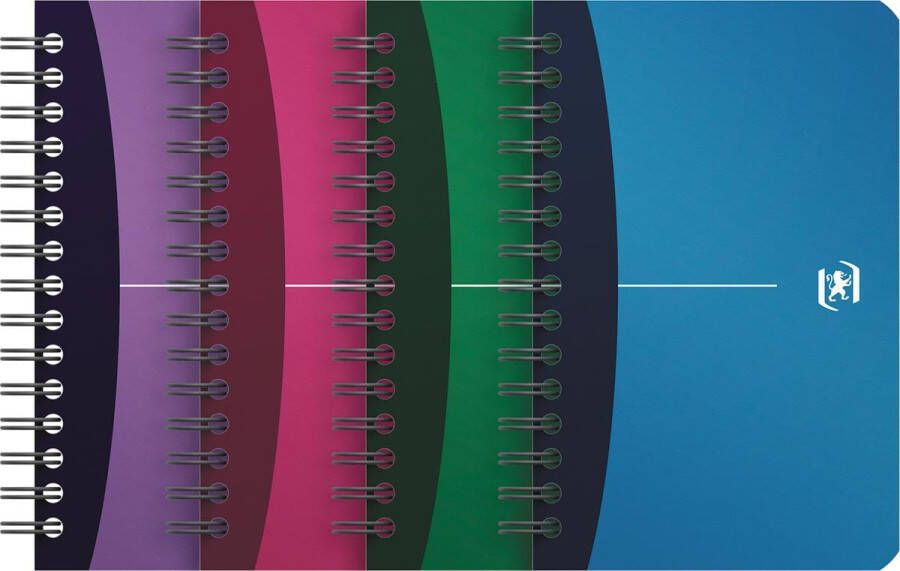 Oxford Office Urban Mix notitieboekje 180 bladzijden ft 11 x 17 cm geruit 5 mm geassorteerde kleuren 10 stuks - Foto 2