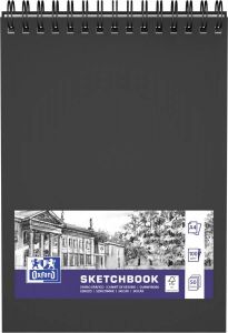 Oxford schetsboek 50 vel 100 g m² ft A4 zwart