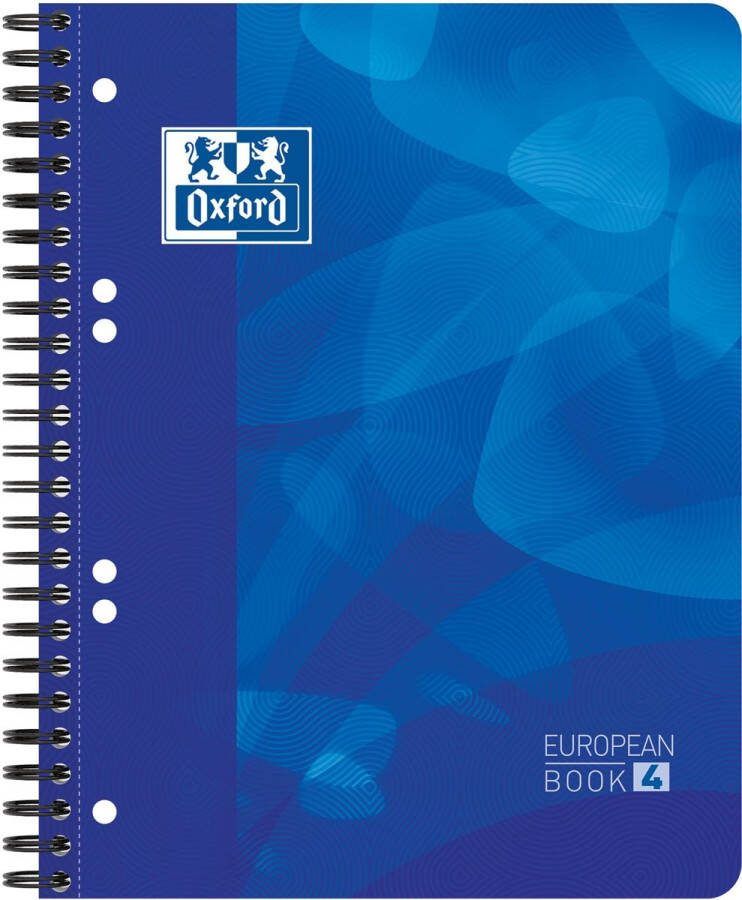 HAMELIN OXFORD School projectbook A5 gelijnd 6 gaats 120 vel soepele kunststof kaft blauw
