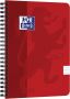 HAMELIN OXFORD Touch spiraalblok A5 gelijnd 70 vel 90g soepele kartonnen kaft rood - Thumbnail 1