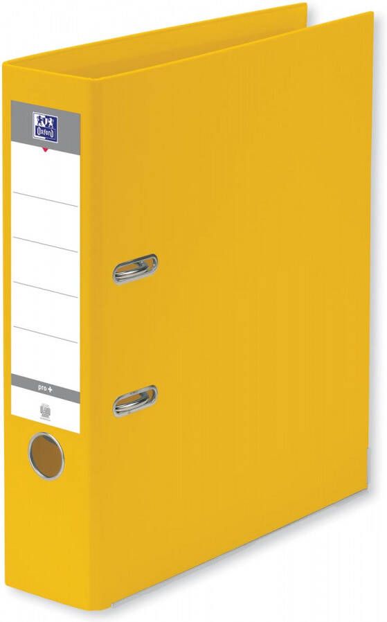 Oxford Smart Pro+ ordner voor ft A4 rug 8 cm geel