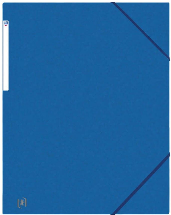Oxford Elastomap Top File+ A3 3 kleppen 390gr blauw