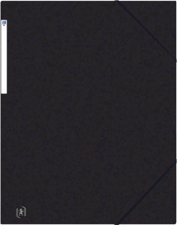 Oxford Elastomap Top File+ A3 3 kleppen 390gr zwart