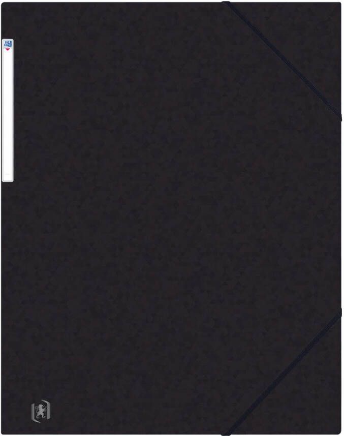 Oxford Elastomap Top File+ A3 3 kleppen 390gr zwart