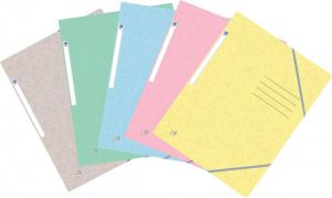 Oxford Top File+ elastomap voor ft A4 geassorteerde pastelkleuren