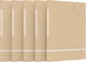 Oxford Touareg elastomap uit karton ft A4 beige