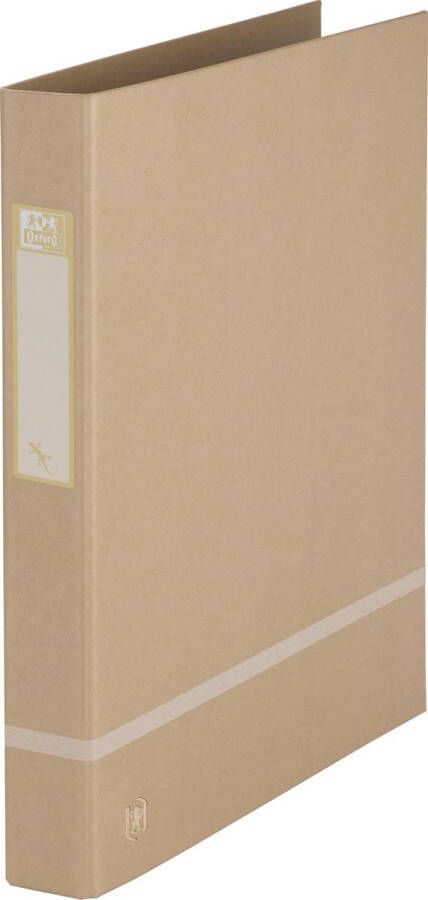 Oxford Touareg ringmap formaat A4 uit karton rug van 3 5 cm 2 D-ringen zand