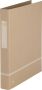 Oxford Touareg ringmap formaat A4 uit karton rug van 3 5 cm 2 D-ringen zand - Thumbnail 2
