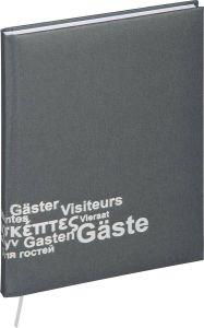 Pagna gastenboek donkergrijs