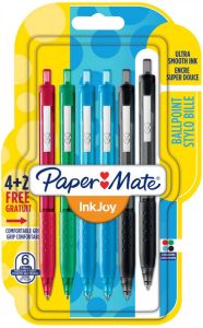 Paper Mate balpen InkJoy 300 RT blister 4 + 2 gratis