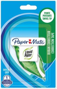 Paper Mate correctieroller Liquid Dryline Grip groen op blister