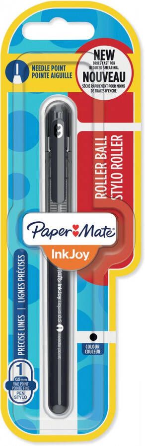 Paper Mate InkJoy liquid ink roller fijn zwart op blister
