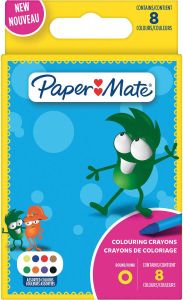 Paper Mate waskrijt blister van 8 stuks