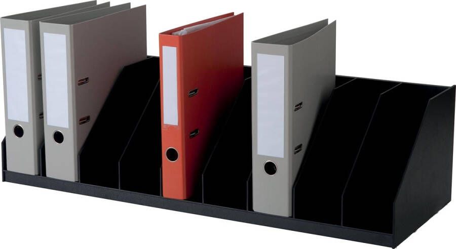 Paperflow sorteervak met vaste tussenschotten 10 vakken breedte 89 7 cm