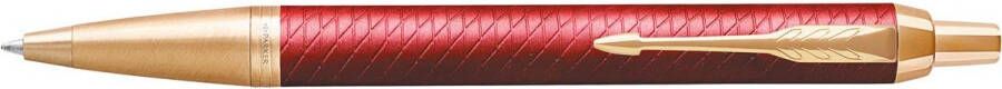 Parker IM Premium balpen medium in giftbox Deep red (rood goud)