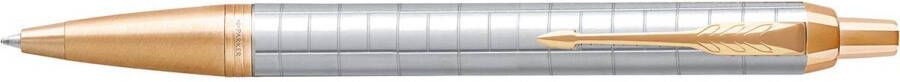 Parker IM Premium balpen medium in giftbox Pearl (wit goud)