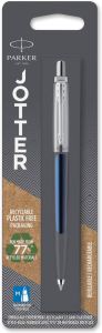 Parker Jotter balpen Royal Blue CT op blister