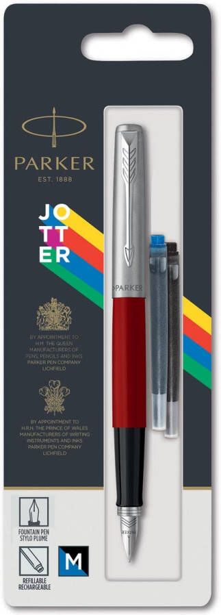 Parker Vulpen Jotter Original CT M rood blister Ã  1 stuk