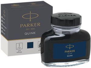 Parker Vulpeninkt Quink permanent 57ml blauw zwart