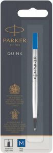 Parker vulling voor roller medium blauw op blister