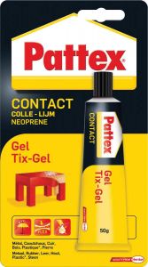 Pattex contactlijm Tix-Gel tube van 50 g op blister