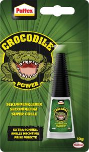 Pattex Crocodile Power secondelijm tube van 10 gr op blister