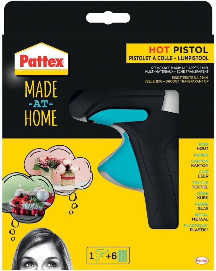 Pattex lijmpistool Hobby Inclusief 6 lijmpatronen