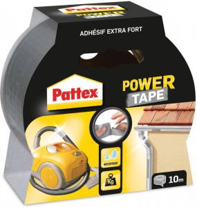 Pattex plakband Power Tape lengte: 10 m grijs