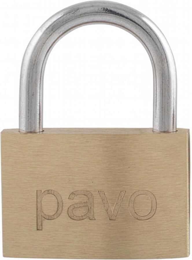 Pavo hangslot 40 mm met sleutelslot