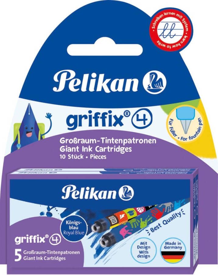 Pelikan Griffix inktpatronen blister van 2 doosjes van 5 stuks