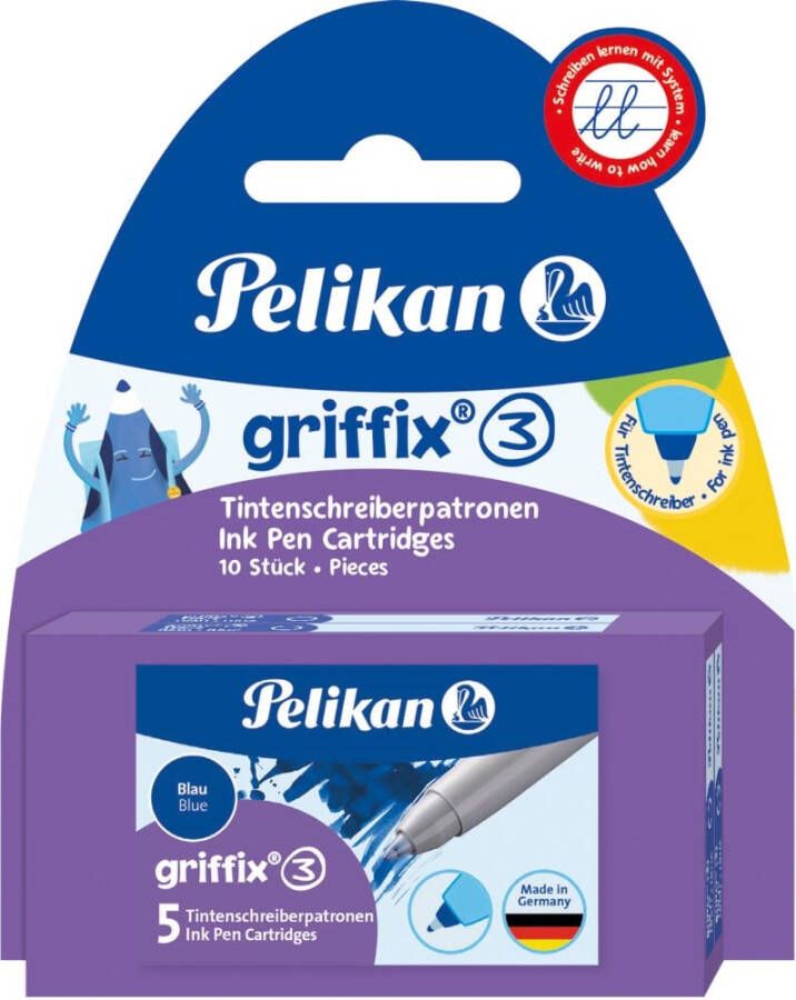 Pelikan Griffix vulling voor roller blister van 2 doosjes van 5 stuks