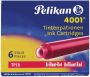Pelikan inktpatronen 4001 rood - Thumbnail 1