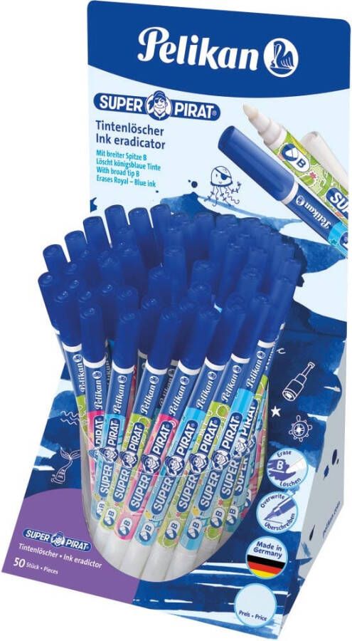 Pelikan inktuitwisser Super Pirat brede punt