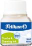 Pelikan Oost-Indische inkt wit flesje van 10 ml - Thumbnail 1