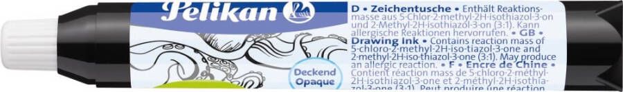 Pelikan Oost-Indische inkt zwart tube van 9 ml
