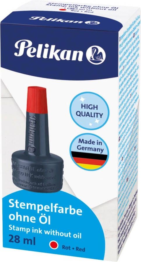 Pelikan Stempelinkt flacon 28ml rood