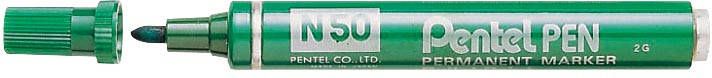 Pentel Viltstift N50 rond groen 1.5-3mm