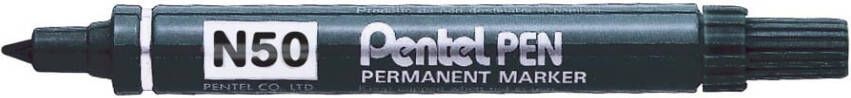 Pentel Viltstift N50 rond zwart 1.5 3mm