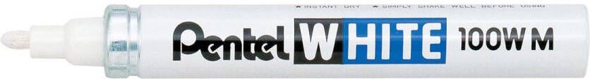Pentel Paint Marker White schrijfpunt: 3 9 mm schrijfbreedte: 3 mm