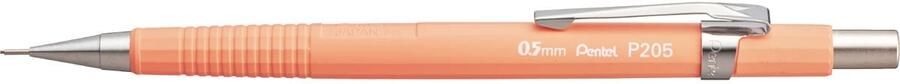 Pentel vulpotlood voor potloodstiften: 0 5 mm pastel oranje houder