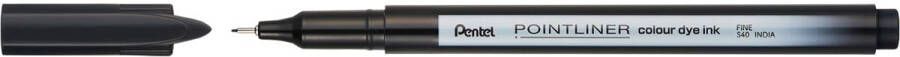 Pentel Pointliner fineliner S40 zwart